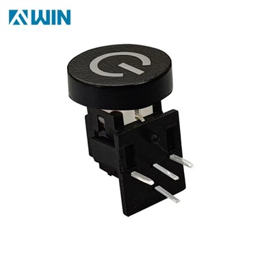 Upplýst ljós rétthyrndur háttvísisrofi